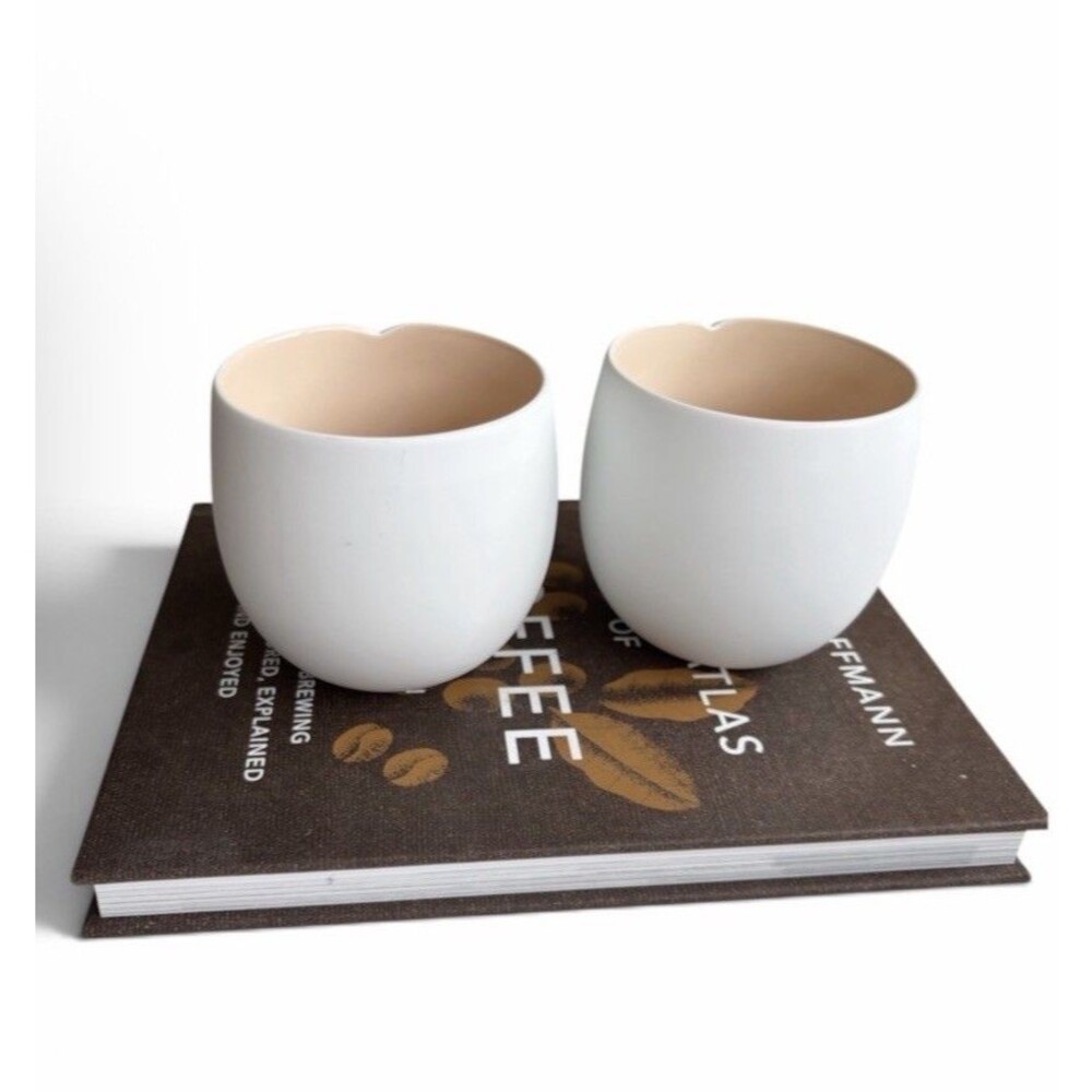 Nespresso LUNGO India Mahdavi 2-Coffee Tea Cups Origin Collection 14 oz. - Picture 3 of 6